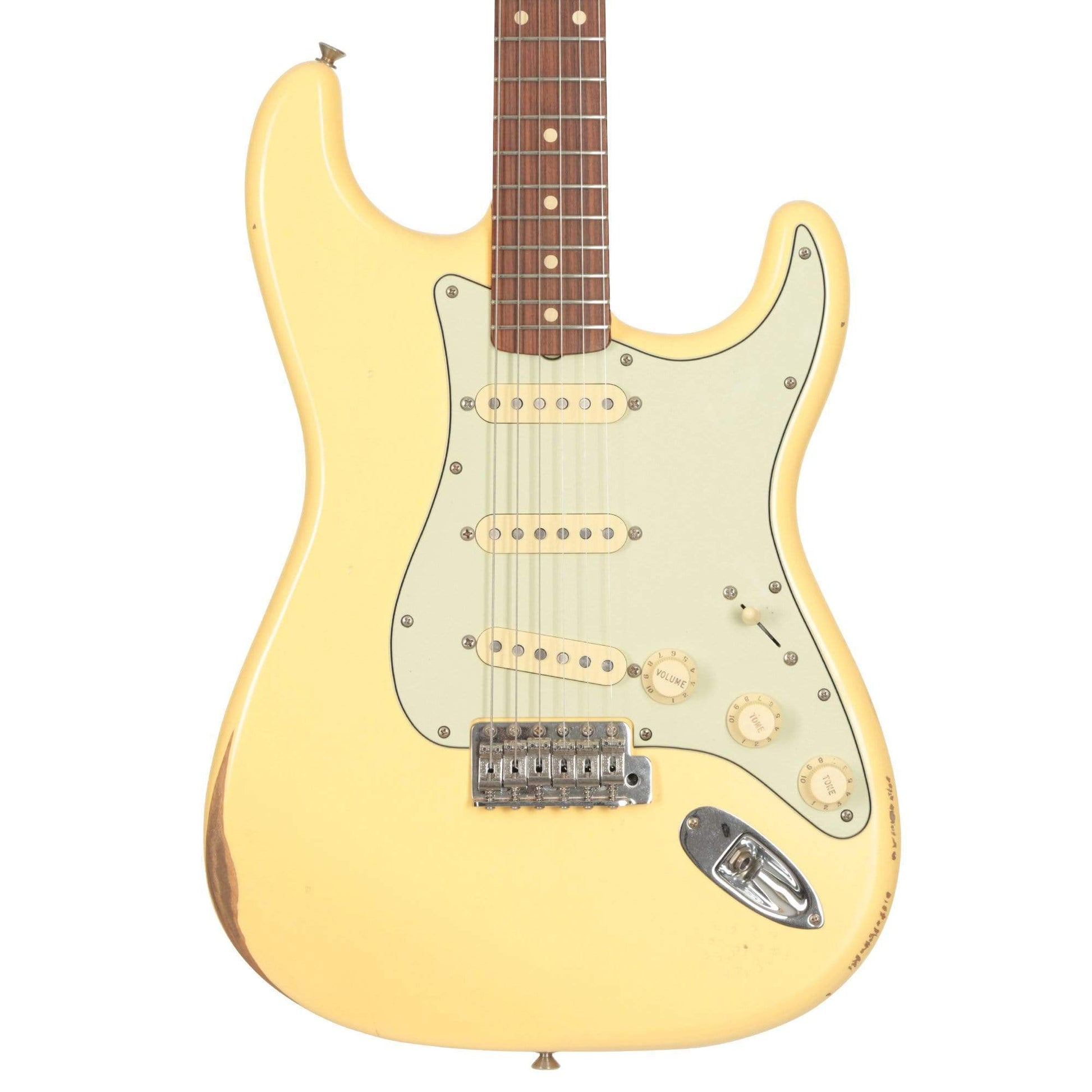 Fender Road Worn '60s Stratocaster Vintage White w/Pure Vintage '59 Pickups Electric Guitars / Solid Body