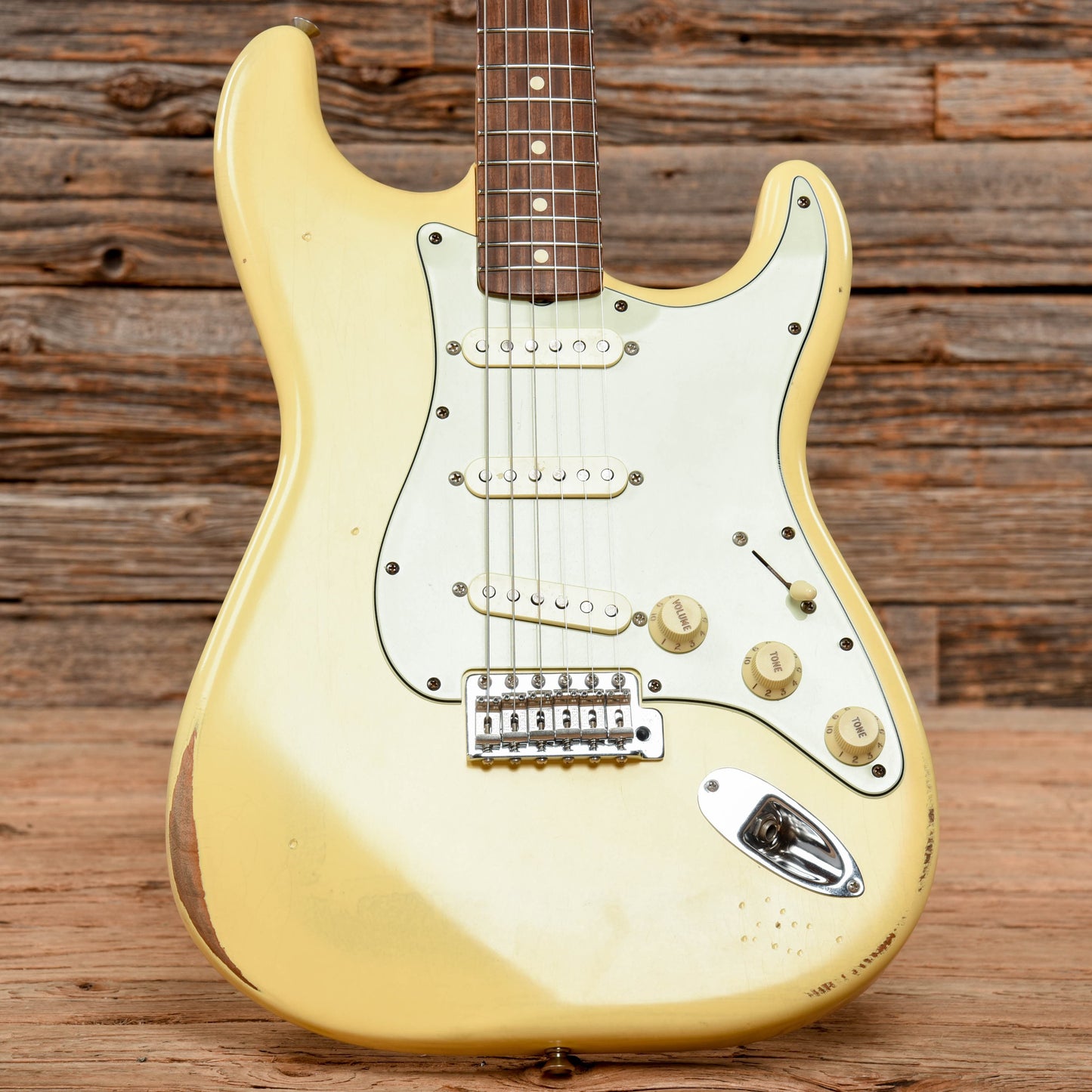 Fender Road Worn '60s Stratocaster Vintage White w/Pure Vintage '59 Pickups Electric Guitars / Solid Body