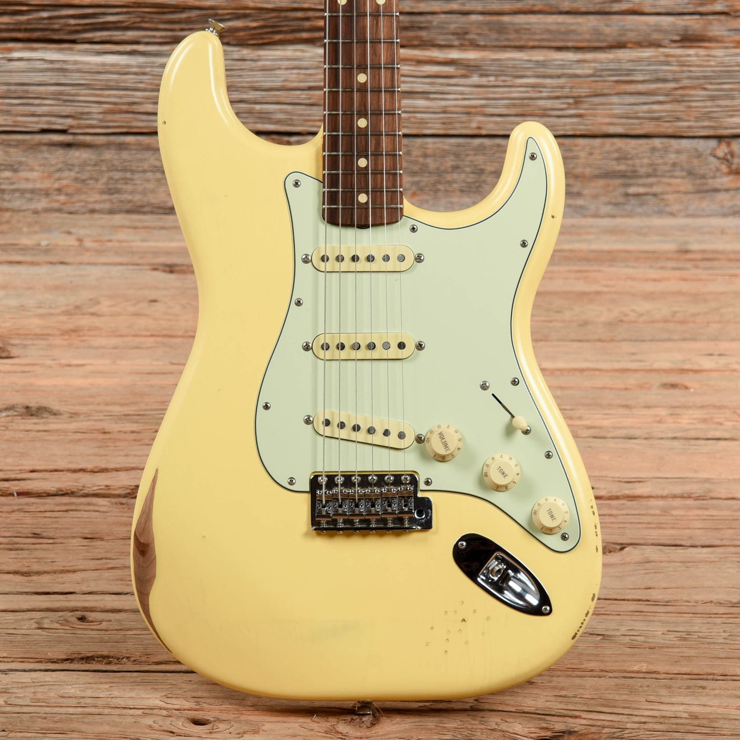Fender Road Worn '60s Stratocaster Vintage White w/Pure Vintage '59 Pickups Electric Guitars / Solid Body