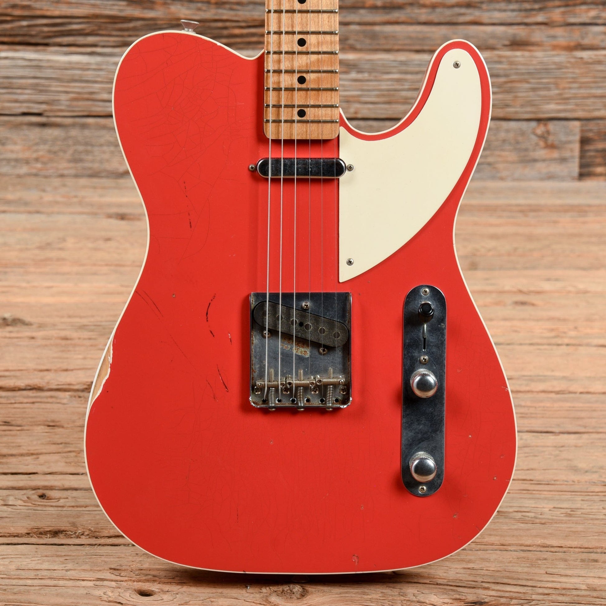 Fender Seacaster Fiesta Red 2013 Electric Guitars / Solid Body