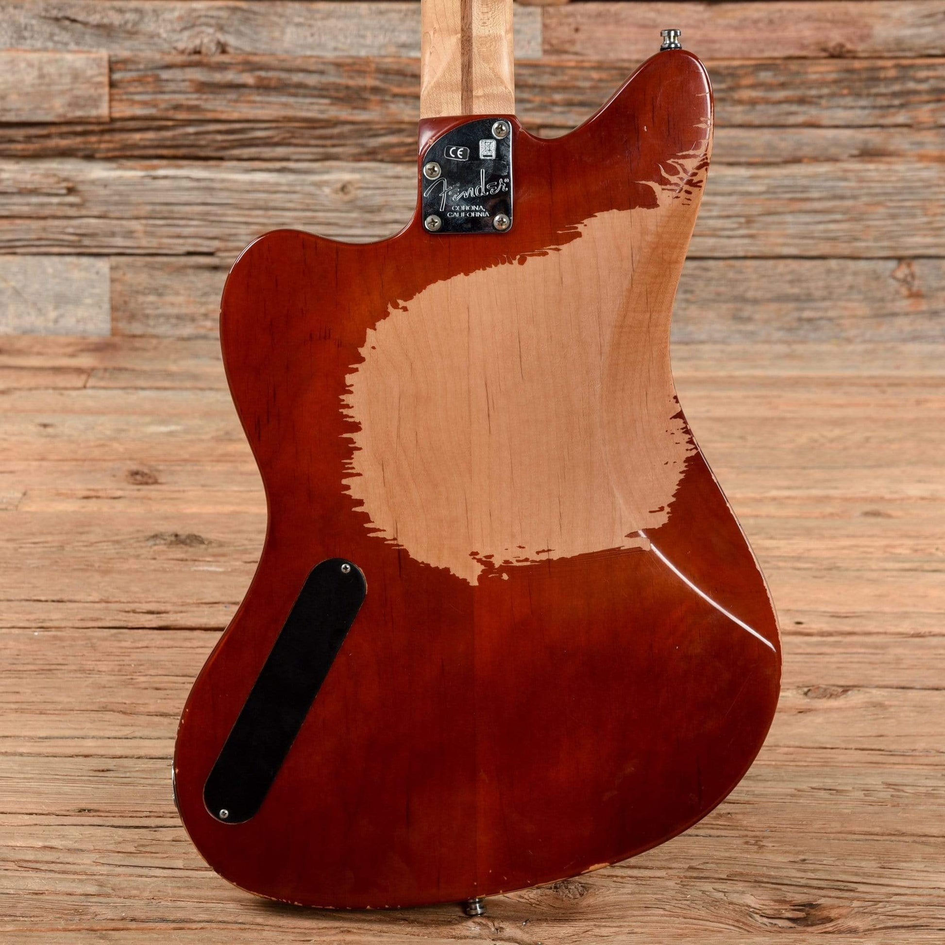 Fender Select Carved Maple Top Jazzmaster HH Cayenne Burst 2013 Electric Guitars / Solid Body