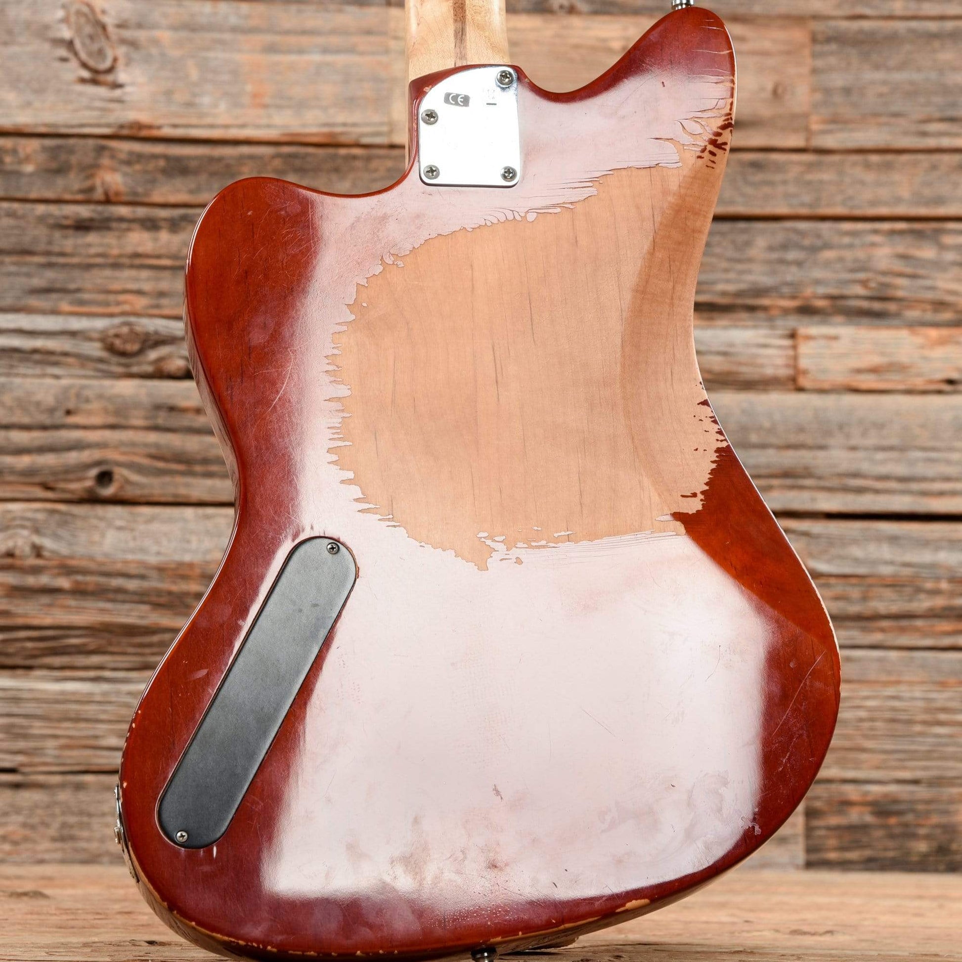 Fender Select Carved Maple Top Jazzmaster HH Cayenne Burst 2013 Electric Guitars / Solid Body