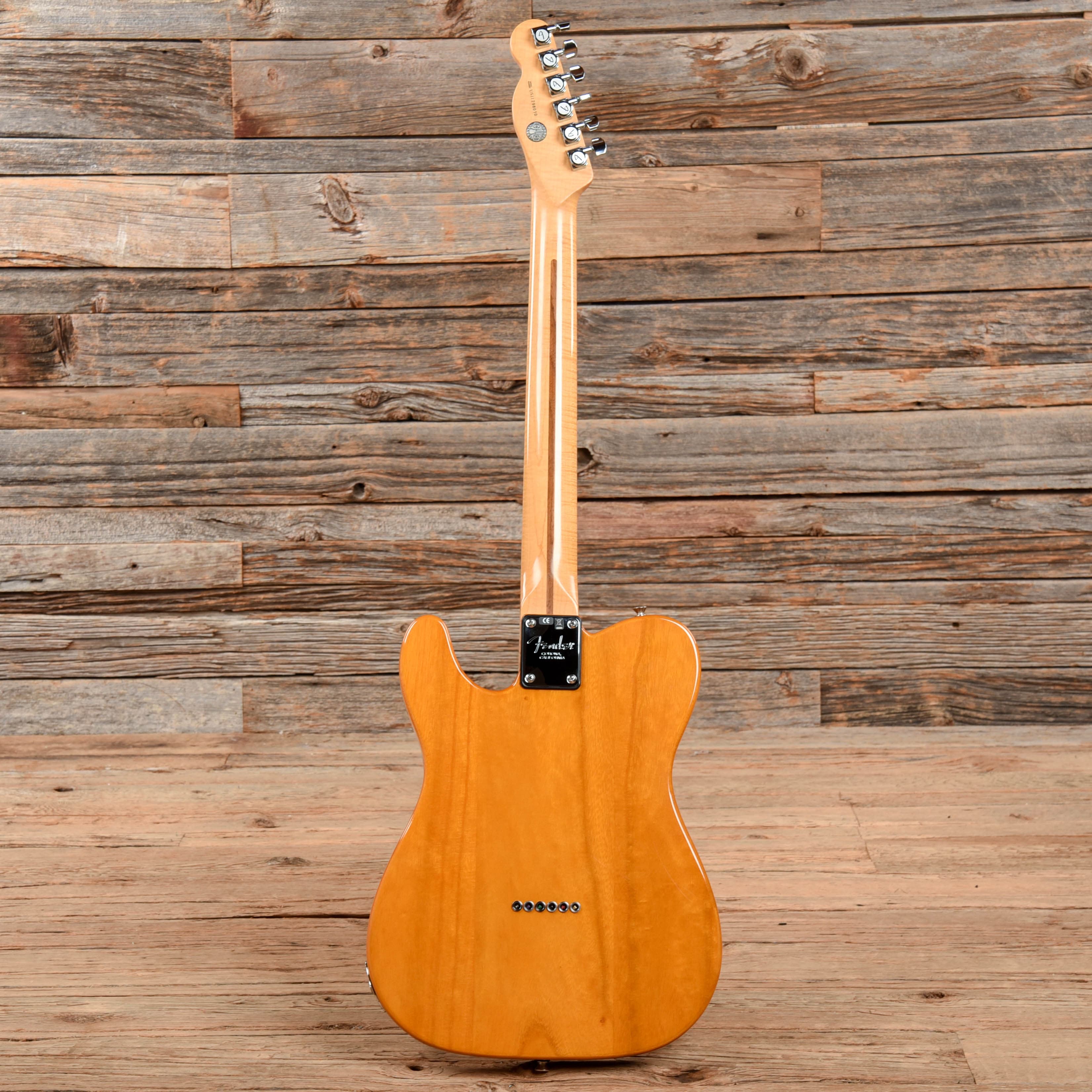 Fender Select Carved Maple Top Telecaster Amber 2012 Electric Guitars / Solid Body