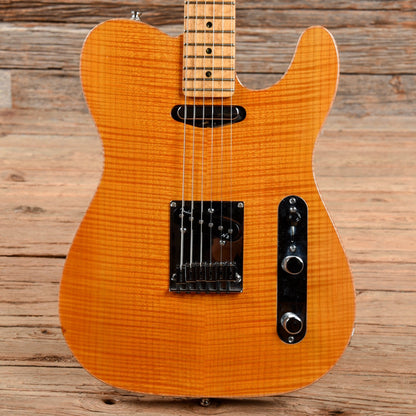 Fender Select Series Telecaster Carved Top Amber 2012 Electric Guitars / Solid Body