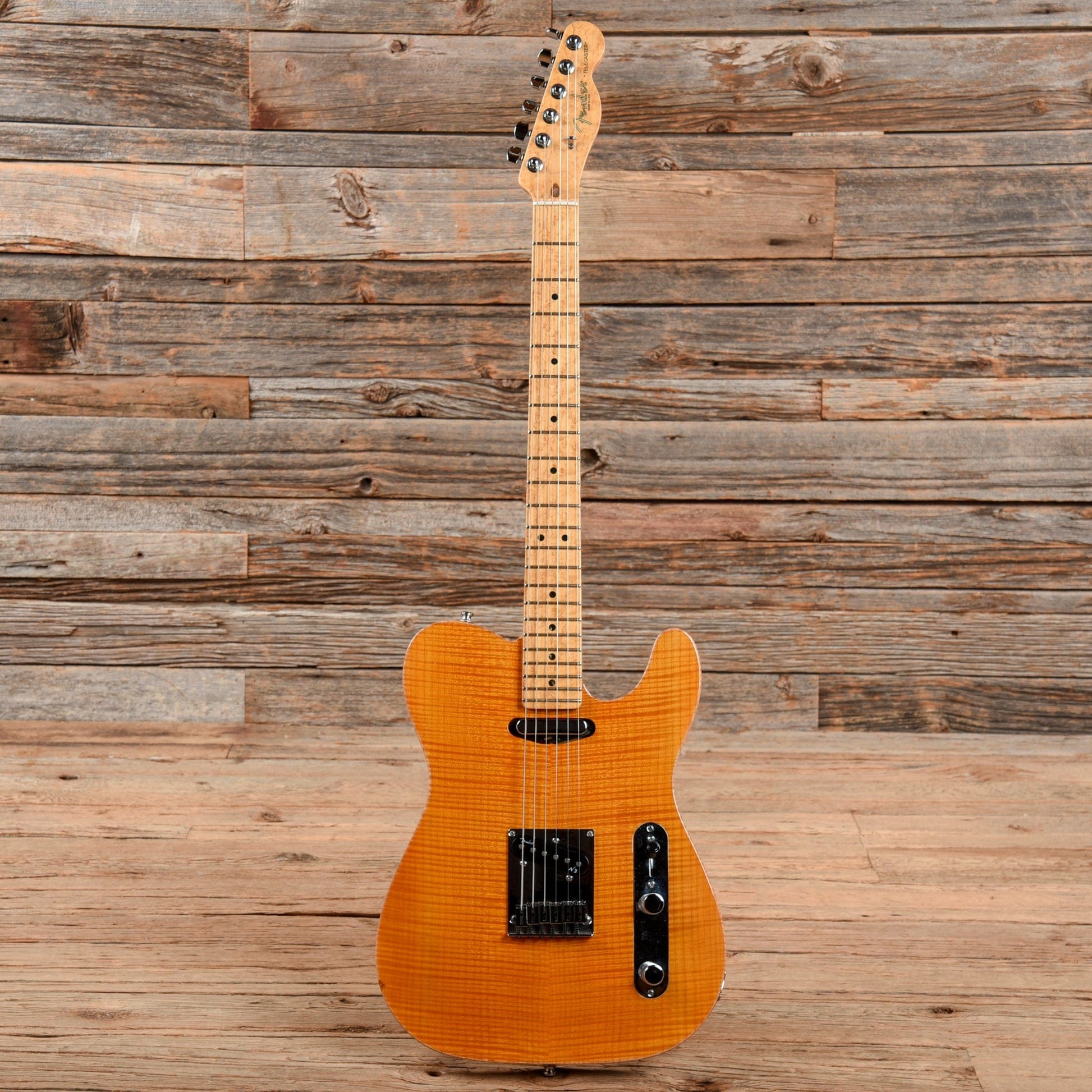 Fender Select Series Telecaster Carved Top Amber 2012 Electric Guitars / Solid Body