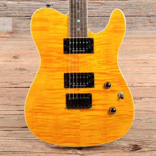 Fender Special Edition Custom Telecaster FMT HH Amber 2020 Electric Guitars / Solid Body
