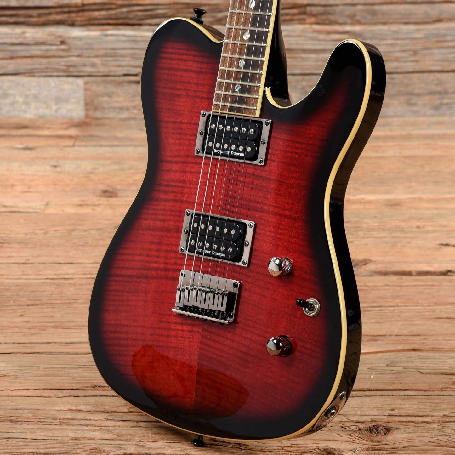 Fender Special Edition Custom Telecaster FMT HH Black Cherry Burst Electric Guitars / Solid Body