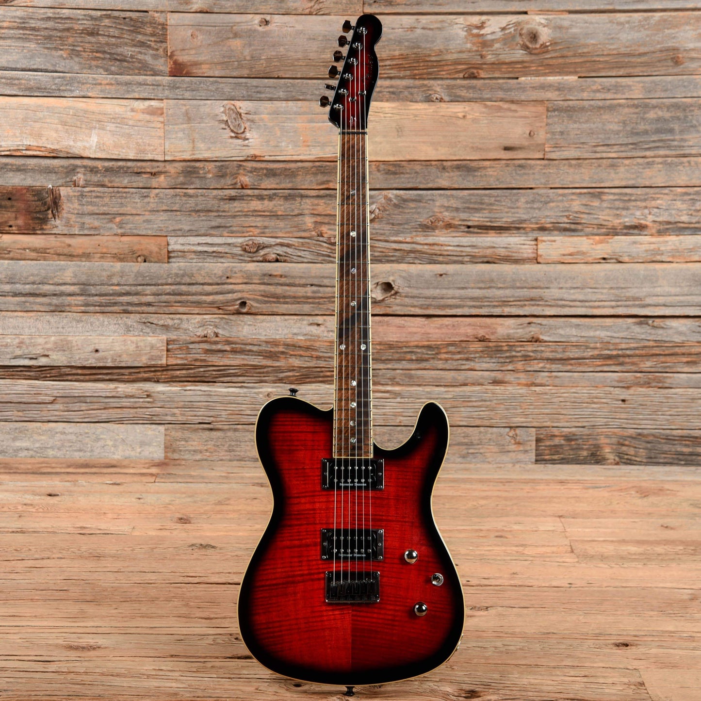 Fender Special Edition Custom Telecaster FMT HH Black Cherry Burst Electric Guitars / Solid Body