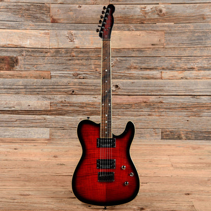 Fender Special Edition Custom Telecaster FMT HH Black Cherry Burst Electric Guitars / Solid Body