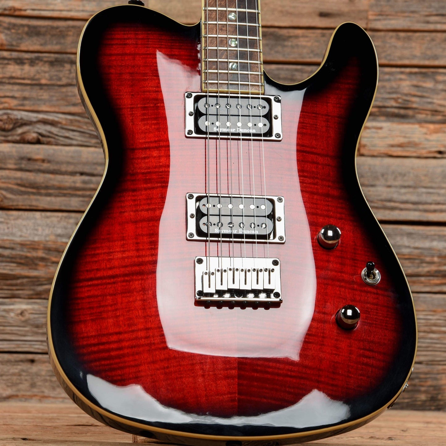 Fender Special Edition Custom Telecaster FMT HH Black Cherry Burst Electric Guitars / Solid Body