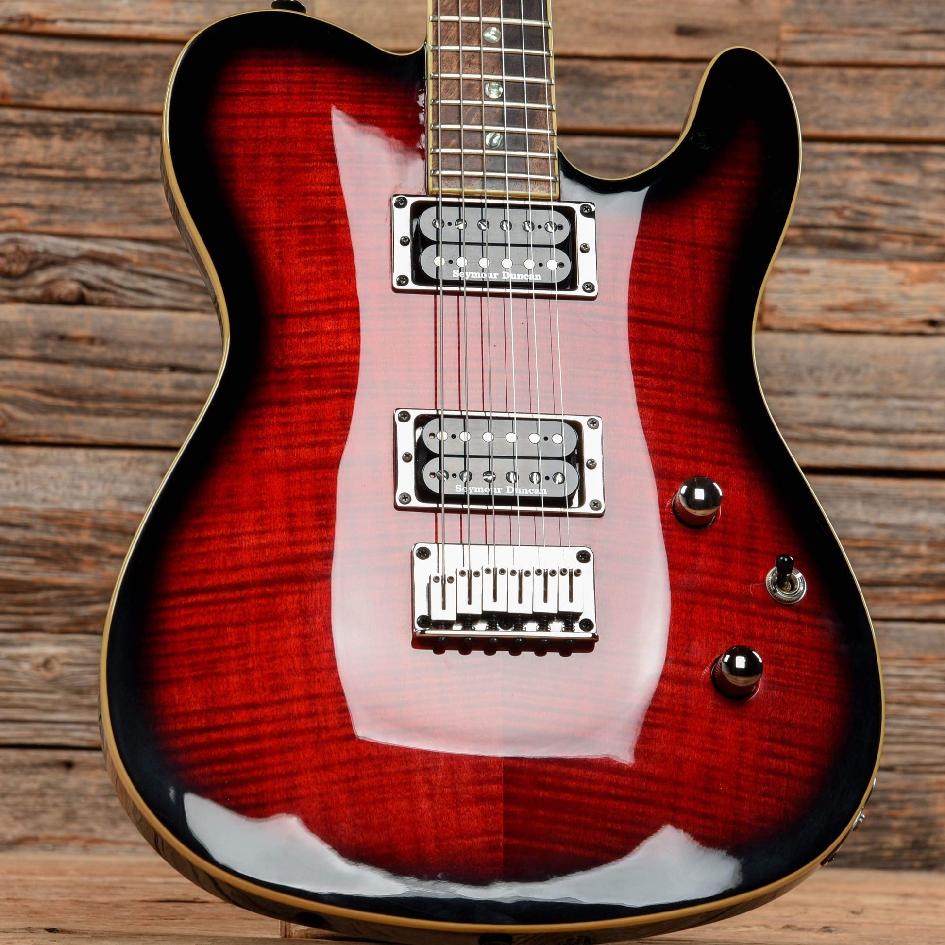 Fender Special Edition Custom Telecaster FMT HH Black Cherry Burst Electric Guitars / Solid Body