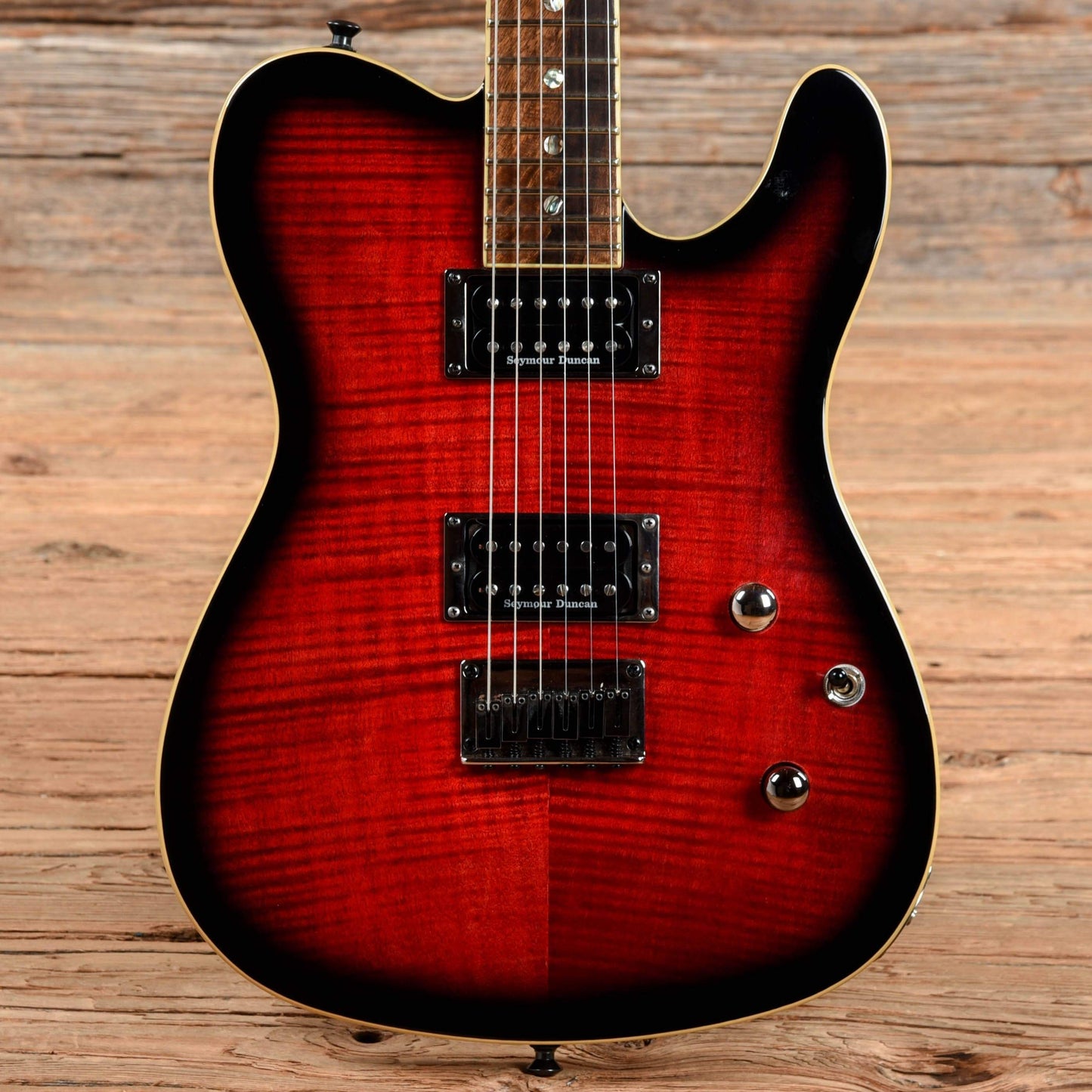 Fender Special Edition Custom Telecaster FMT HH Black Cherry Burst Electric Guitars / Solid Body