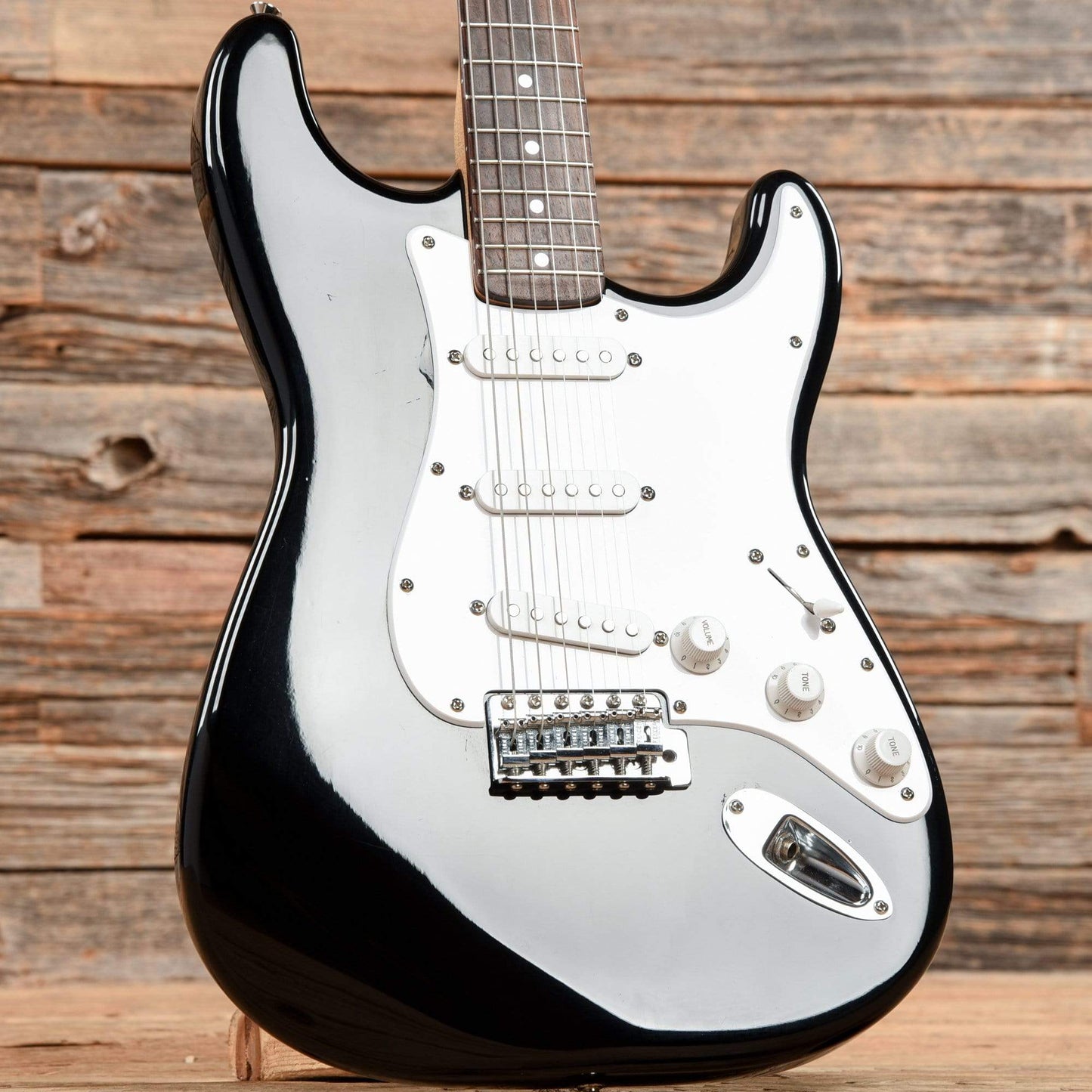 Fender "Squier Series" Standard Stratocaster Black 1992 Electric Guitars / Solid Body