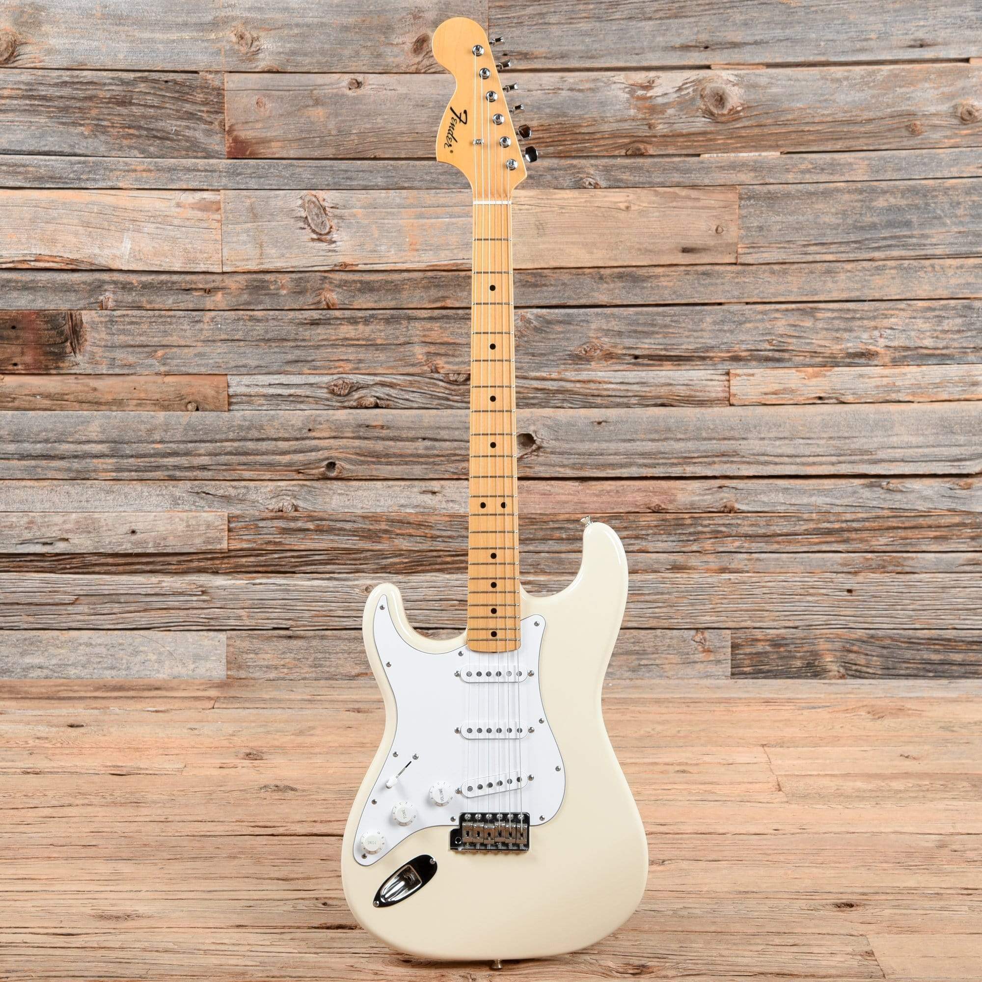Fender ST68-72L Stratocaster Vintage White Electric Guitars / Solid Body