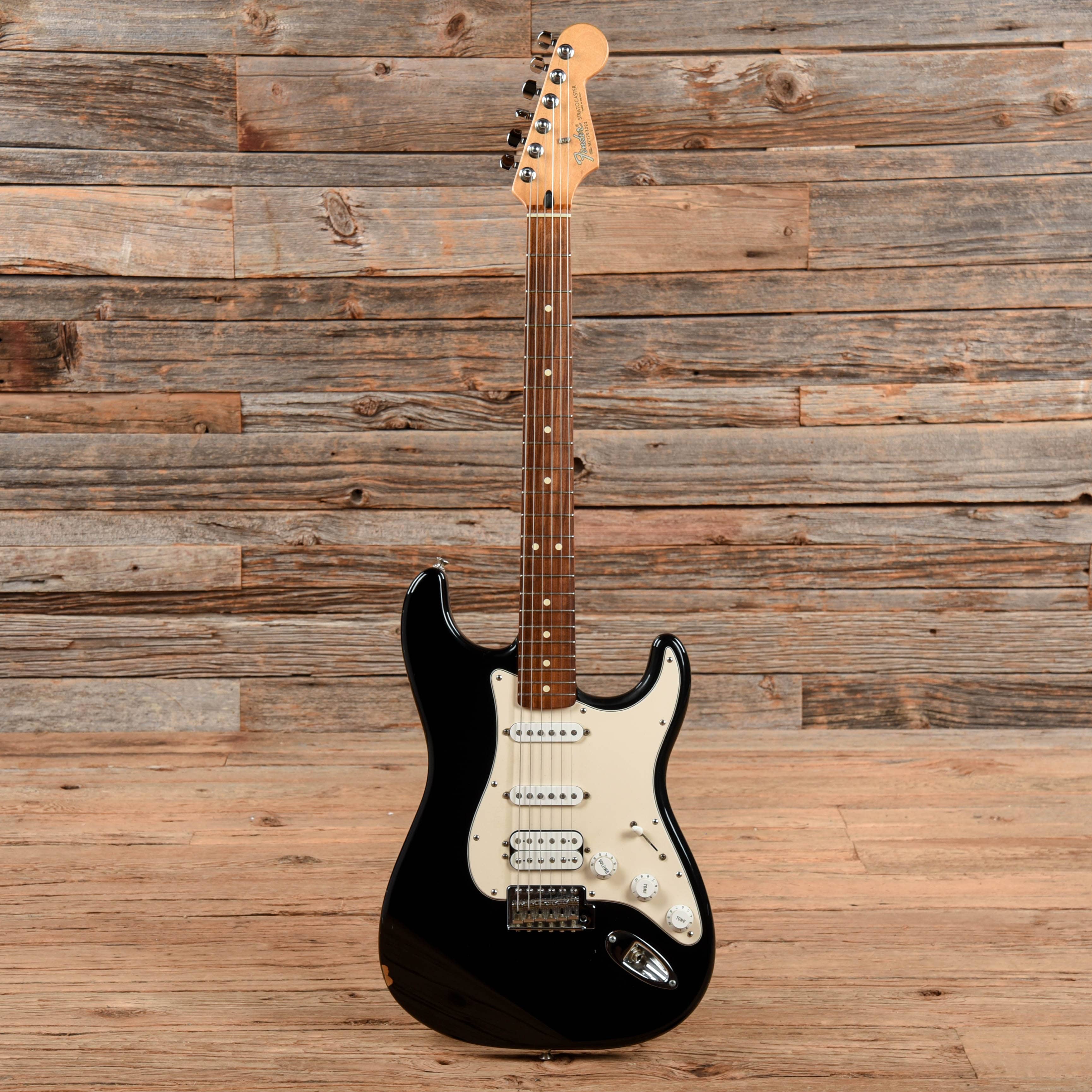 Fender Standard HSS Stratocaster Black 2002 Electric Guitars / Solid Body