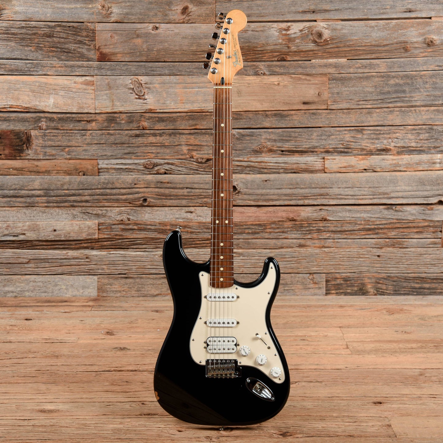 Fender Standard HSS Stratocaster Black 2002 Electric Guitars / Solid Body