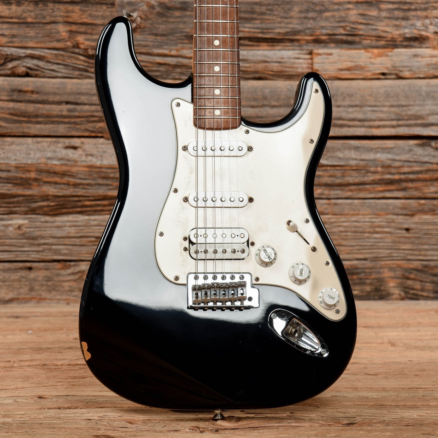 Fender Standard HSS Stratocaster Black 2002 Electric Guitars / Solid Body