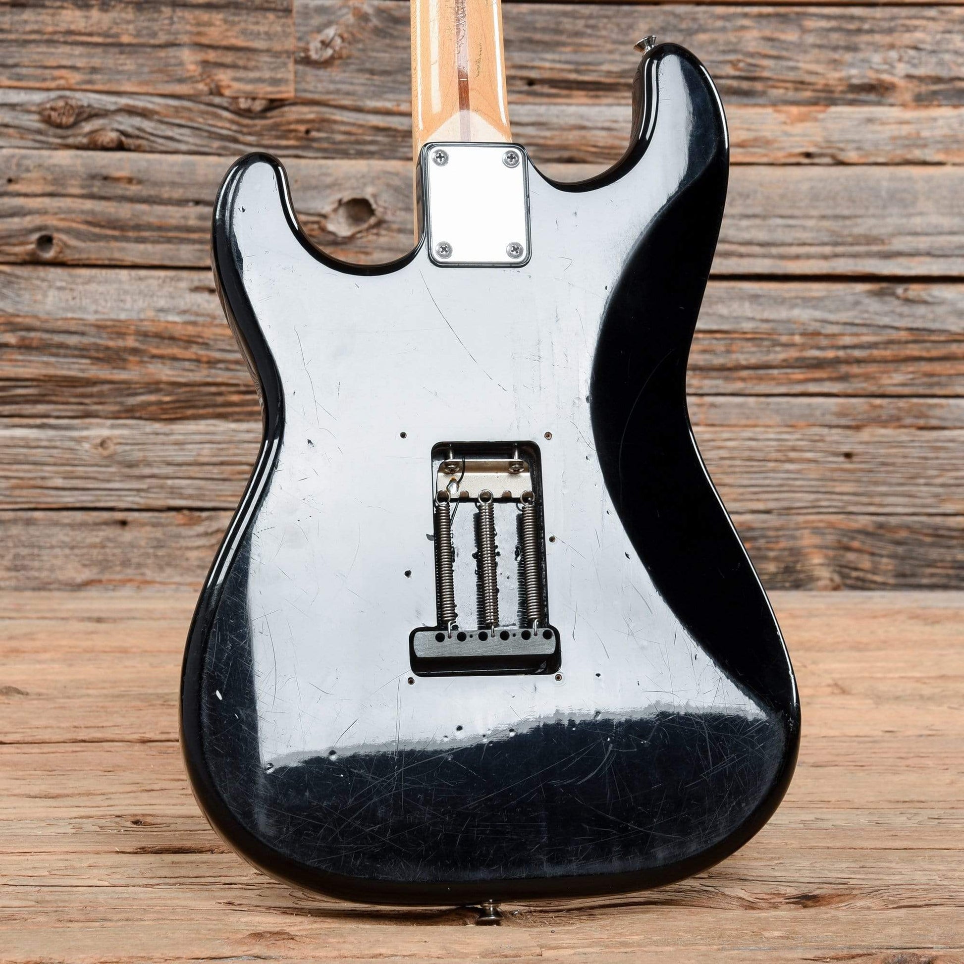 Fender Standard Stratocaster Black 1980s Electric Guitars / Solid Body