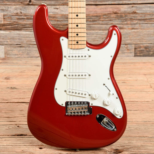 Fender Standard Stratocaster Candy Apple Red 1990 Electric Guitars / Solid Body