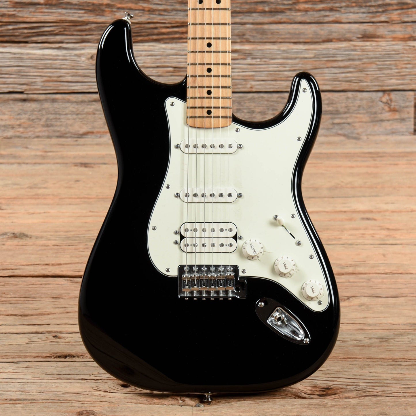 Fender Standard Stratocaster HSS Black 2013 Electric Guitars / Solid Body
