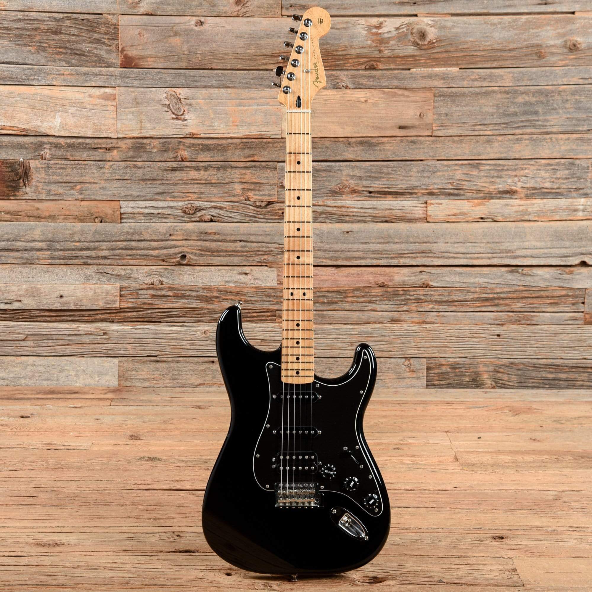 Fender Standard Stratocaster HSS Black 2014 Electric Guitars / Solid Body