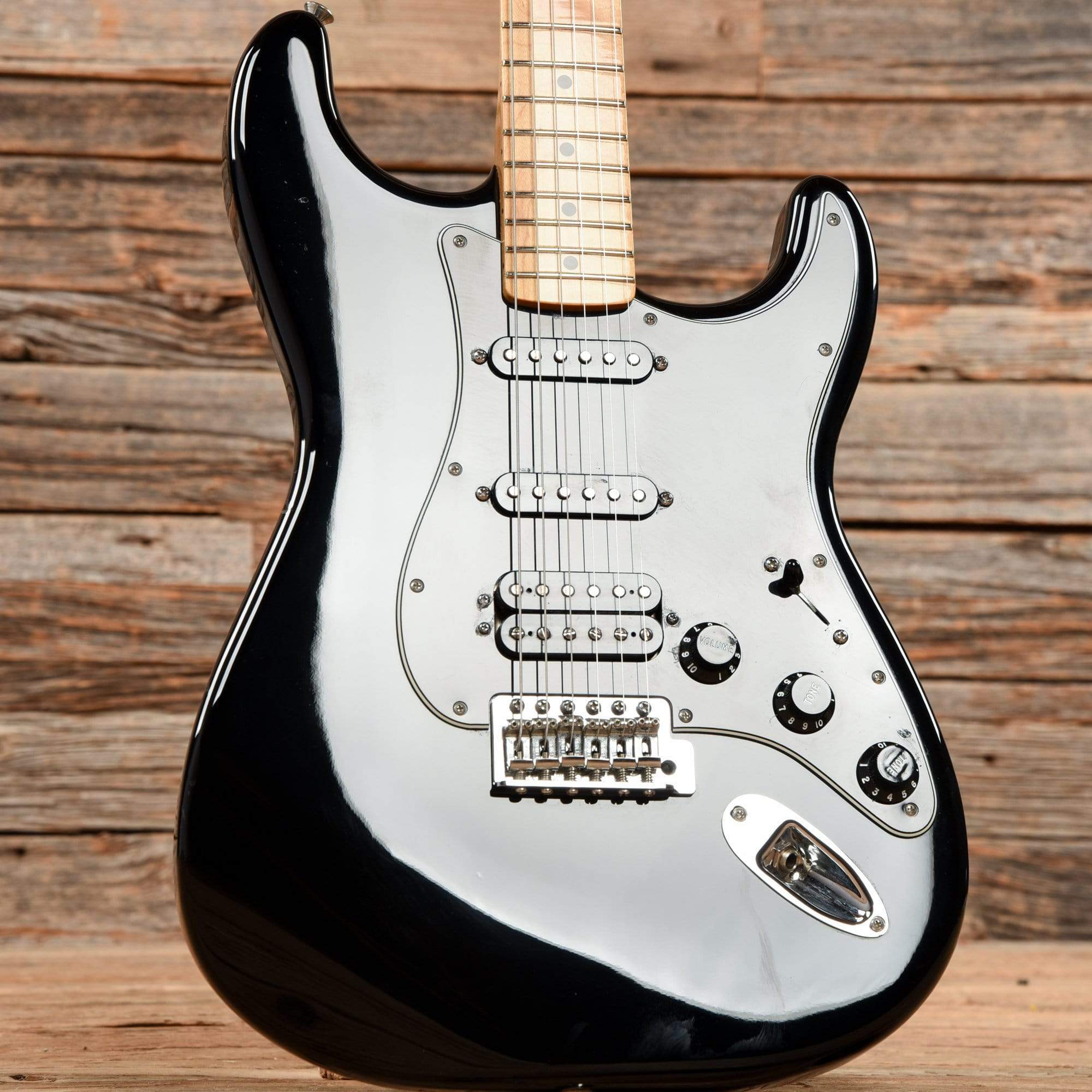 Fender Standard Stratocaster HSS Black 2014 Electric Guitars / Solid Body