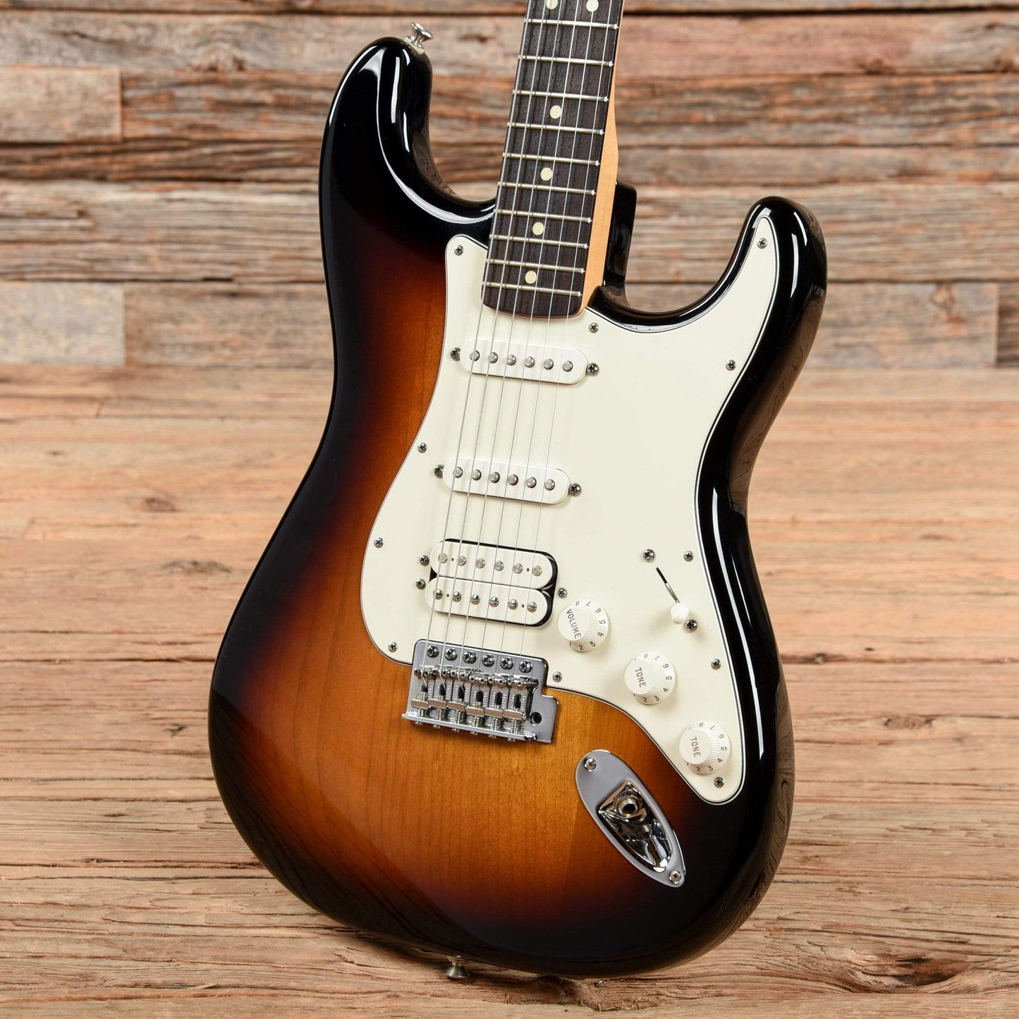 Fender Standard Stratocaster HSS Brown Sunburst 2010 Electric Guitars / Solid Body