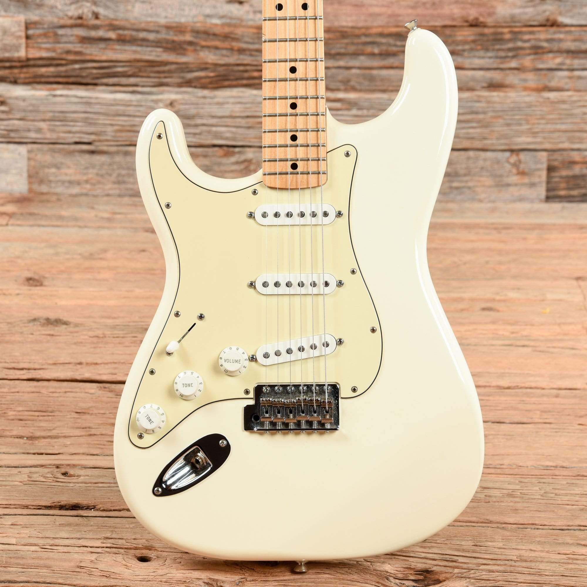 Fender Standard Stratocaster Olympic White 2011 LEFTY Electric Guitars / Solid Body