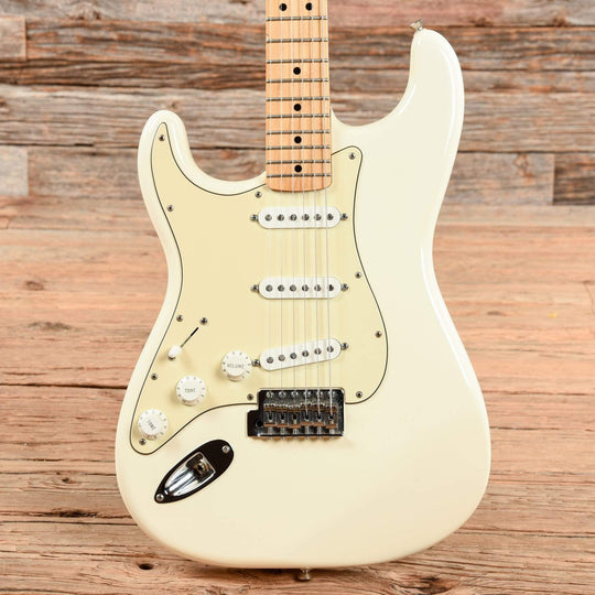 Fender Standard Stratocaster Olympic White 2011 LEFTY Electric Guitars / Solid Body