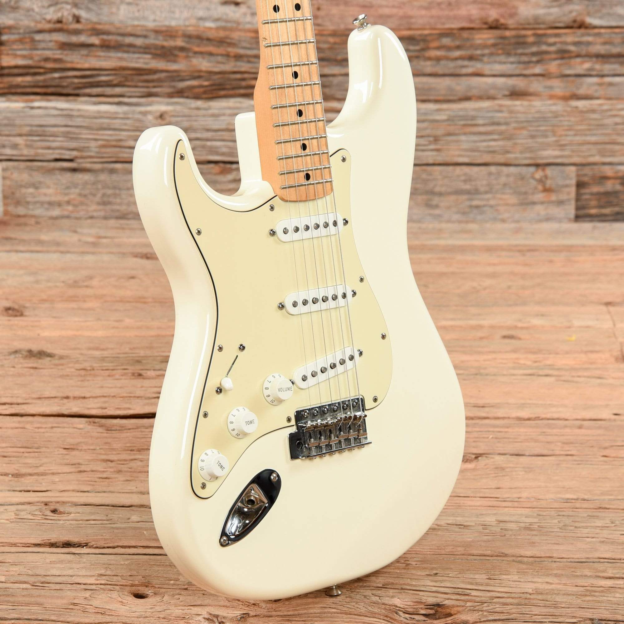 Fender Standard Stratocaster Olympic White 2011 LEFTY Electric Guitars / Solid Body
