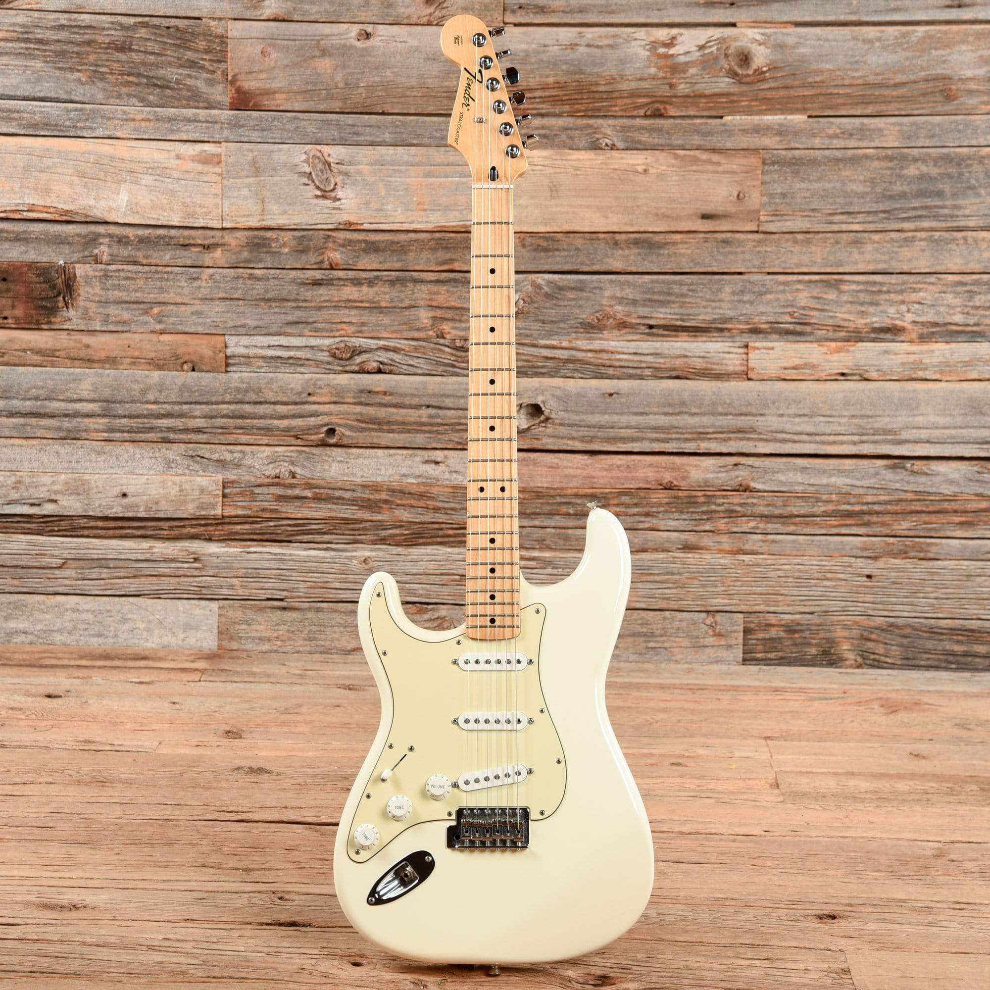Fender Standard Stratocaster Olympic White 2011 LEFTY Electric Guitars / Solid Body