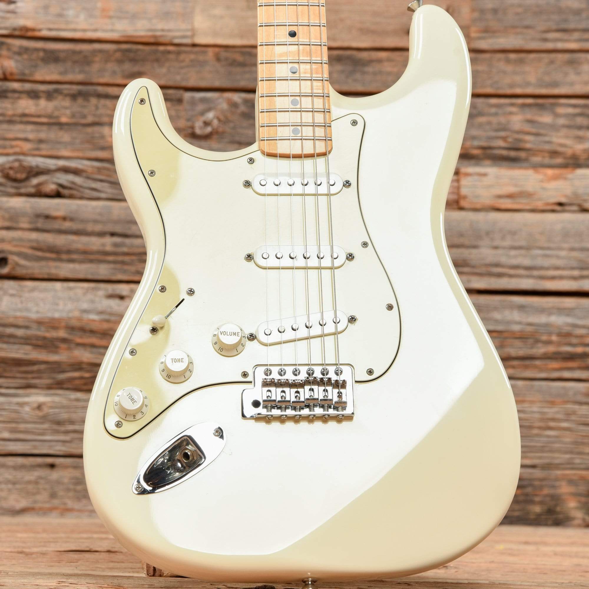 Fender Standard Stratocaster Olympic White 2011 LEFTY Electric Guitars / Solid Body