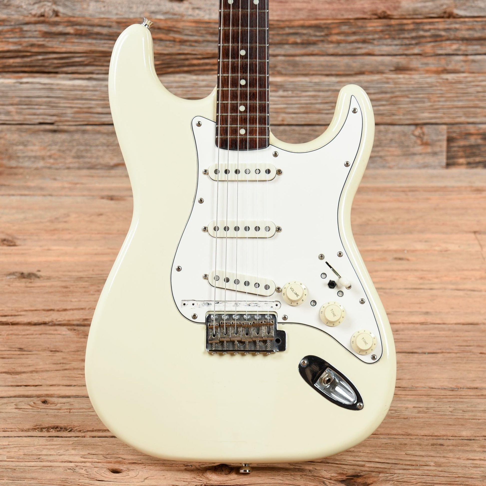 Fender Standard Stratocaster Olympic White Electric Guitars / Solid Body