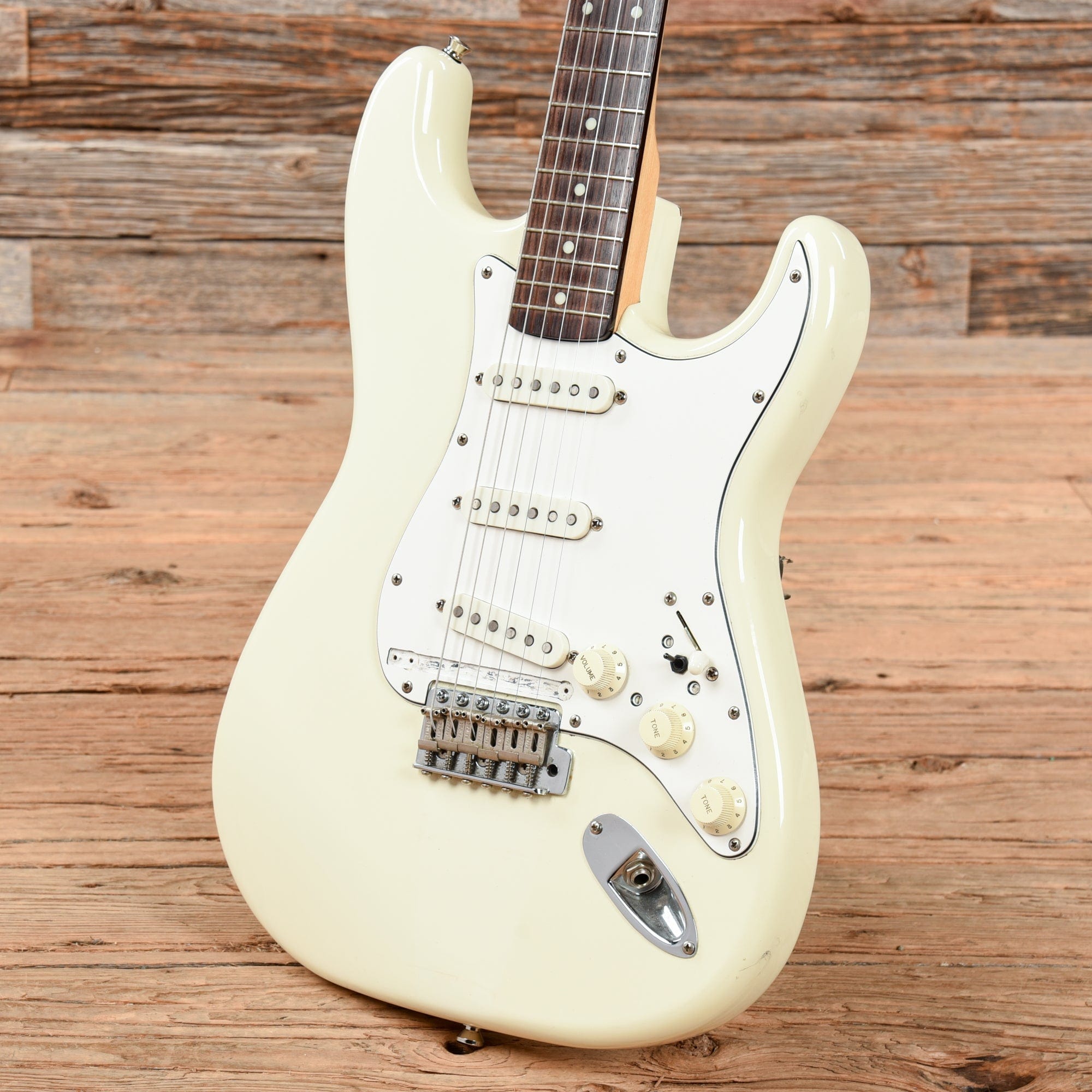 Fender Standard Stratocaster Olympic White Electric Guitars / Solid Body