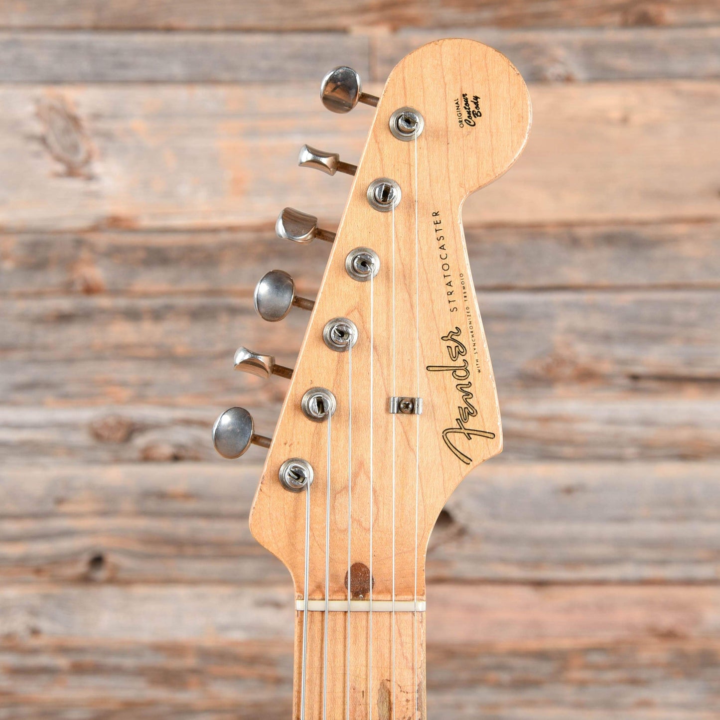Fender Stratocaster Black Refin 1958 Electric Guitars / Solid Body