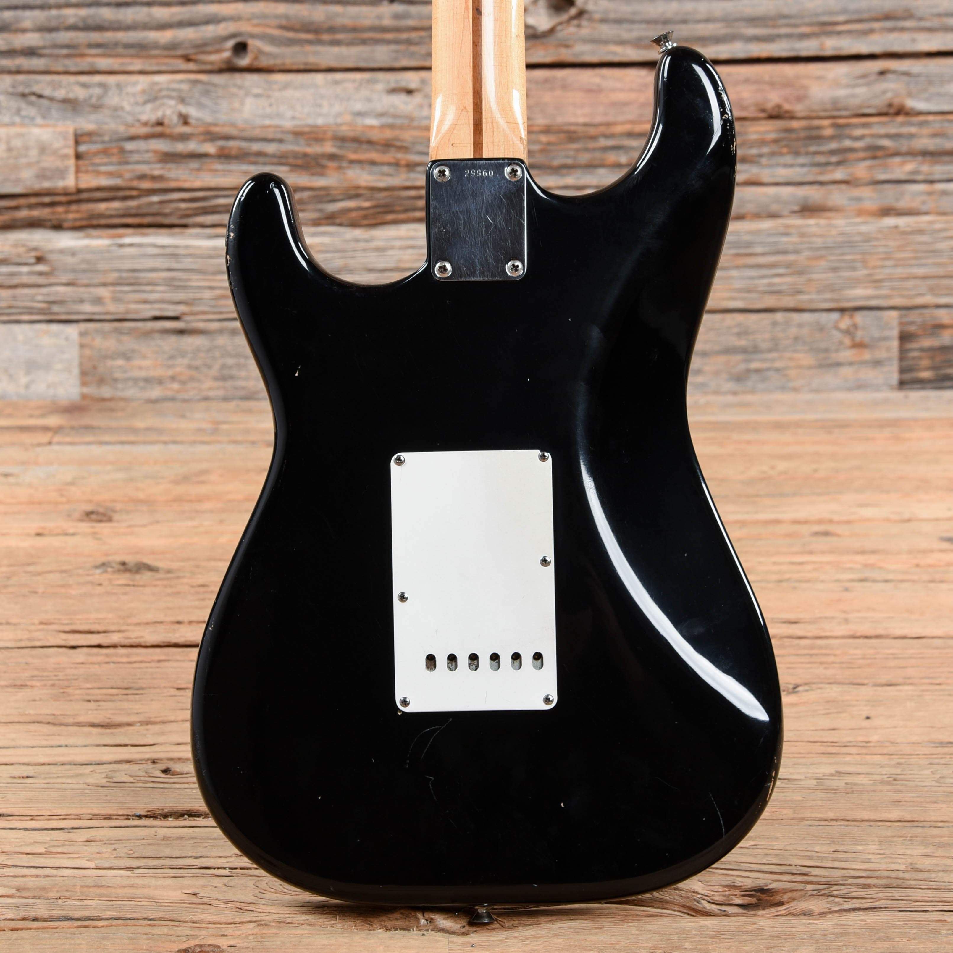 Fender Stratocaster Black Refin 1958 Electric Guitars / Solid Body