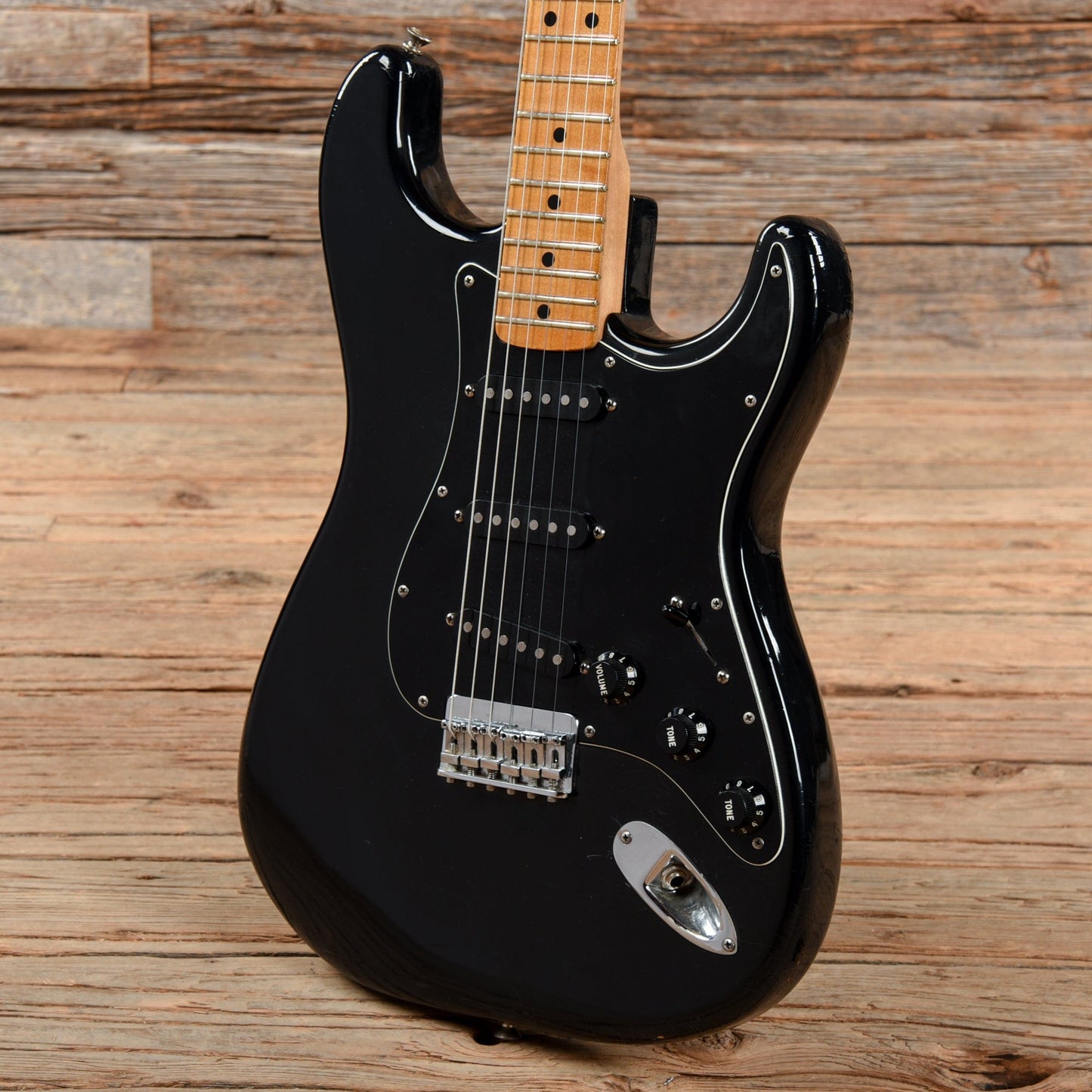 Fender Stratocaster Hardtail Black 1979 Electric Guitars / Solid Body