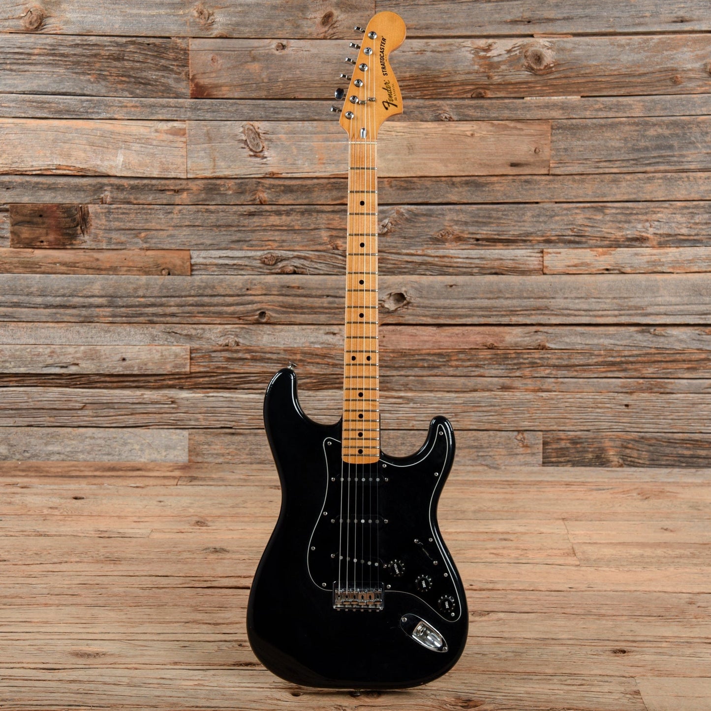 Fender Stratocaster Hardtail Black 1979 Electric Guitars / Solid Body