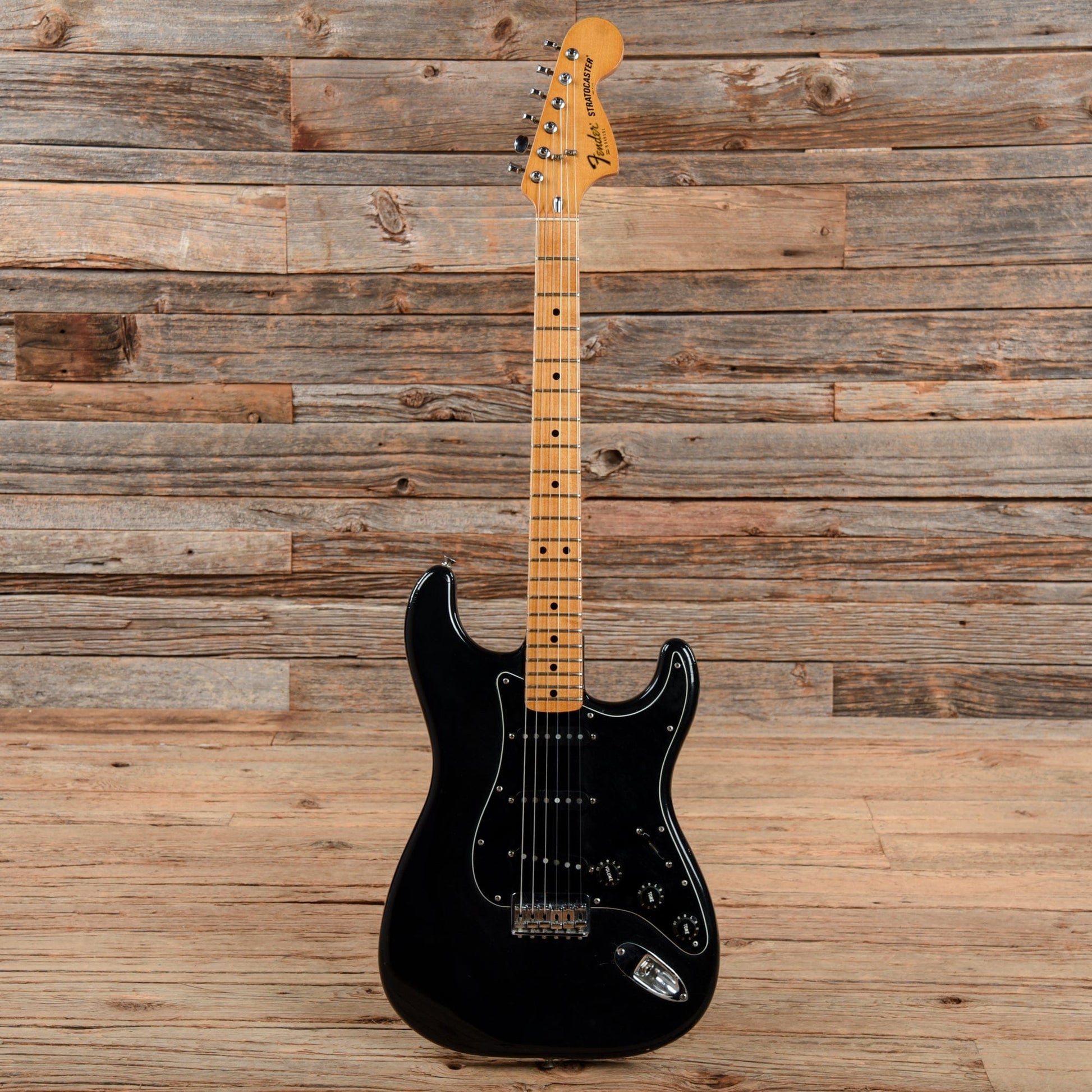 Fender Stratocaster Hardtail Black 1979 Electric Guitars / Solid Body