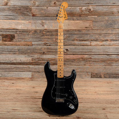 Fender Stratocaster Hardtail Black 1979 Electric Guitars / Solid Body