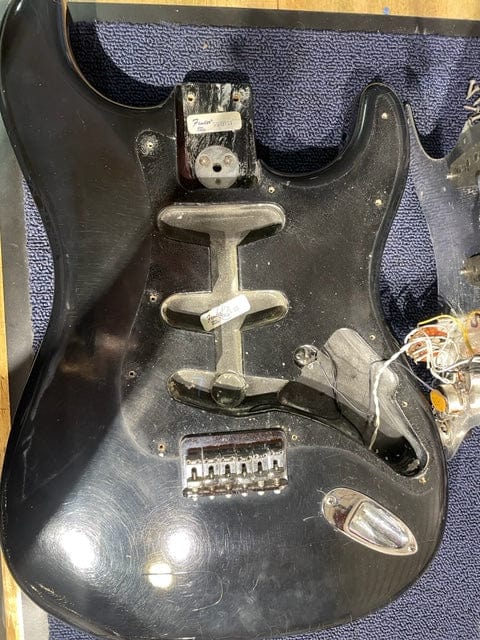 Fender Stratocaster Hardtail Black 1979 Electric Guitars / Solid Body