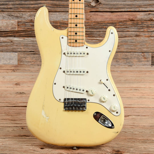 Fender Stratocaster Hardtail Olympic White 1976 Electric Guitars / Solid Body