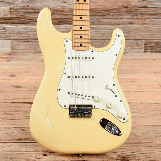 Fender Stratocaster Hardtail Olympic White 1976 Electric Guitars / Solid Body
