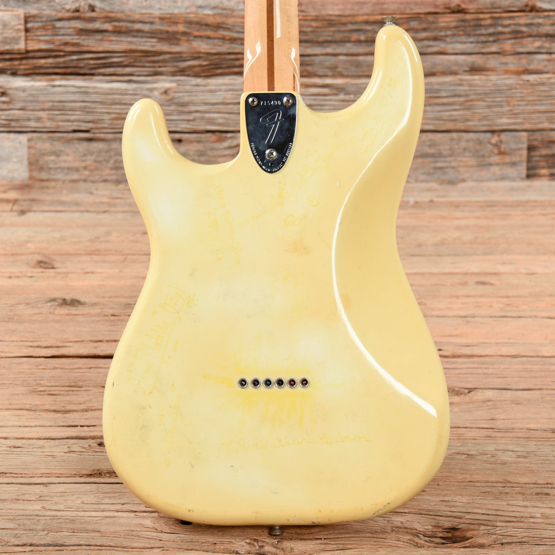 Fender Stratocaster Hardtail Olympic White 1976 Electric Guitars / Solid Body