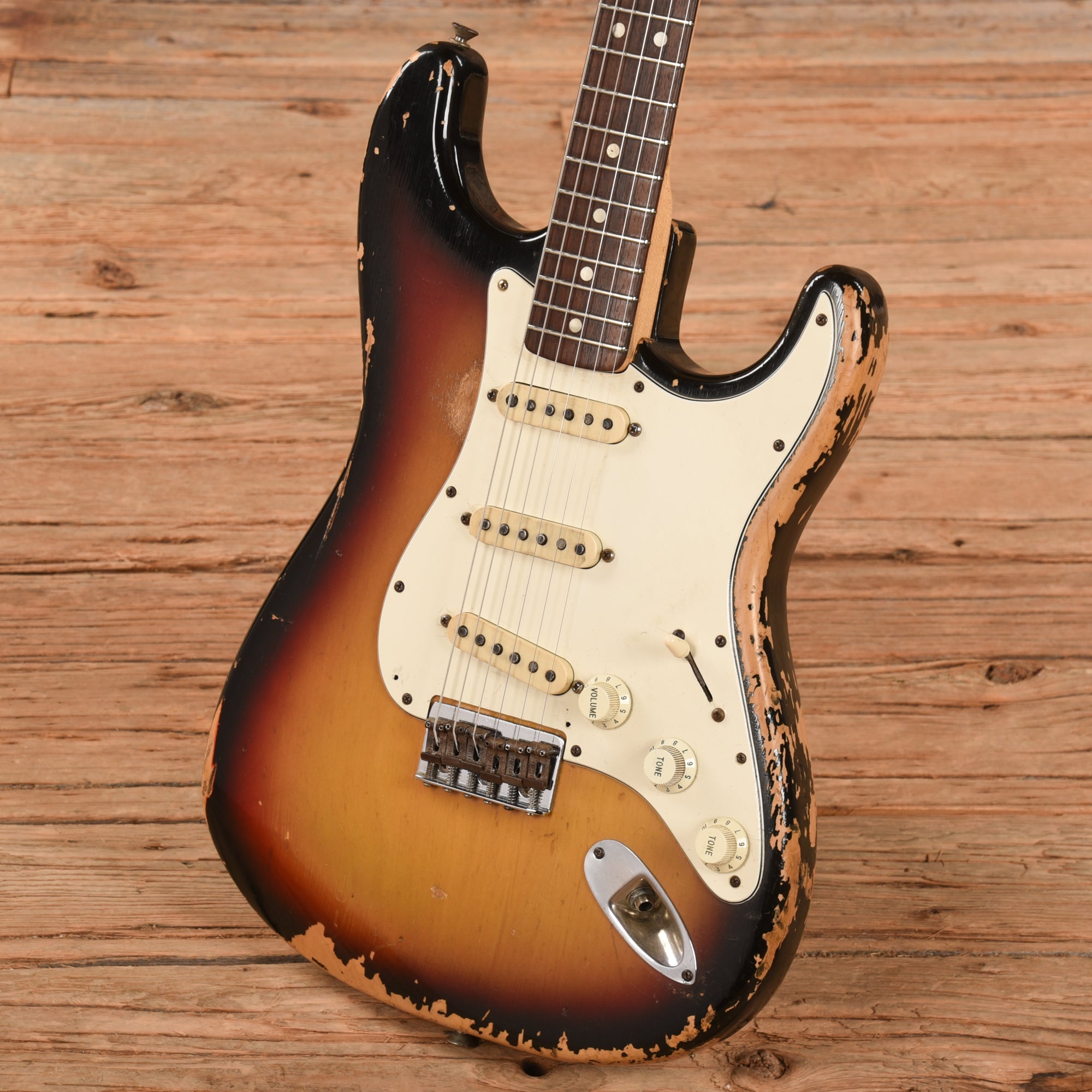 Fender Stratocaster Hardtail Sunburst 1972 Electric Guitars / Solid Body