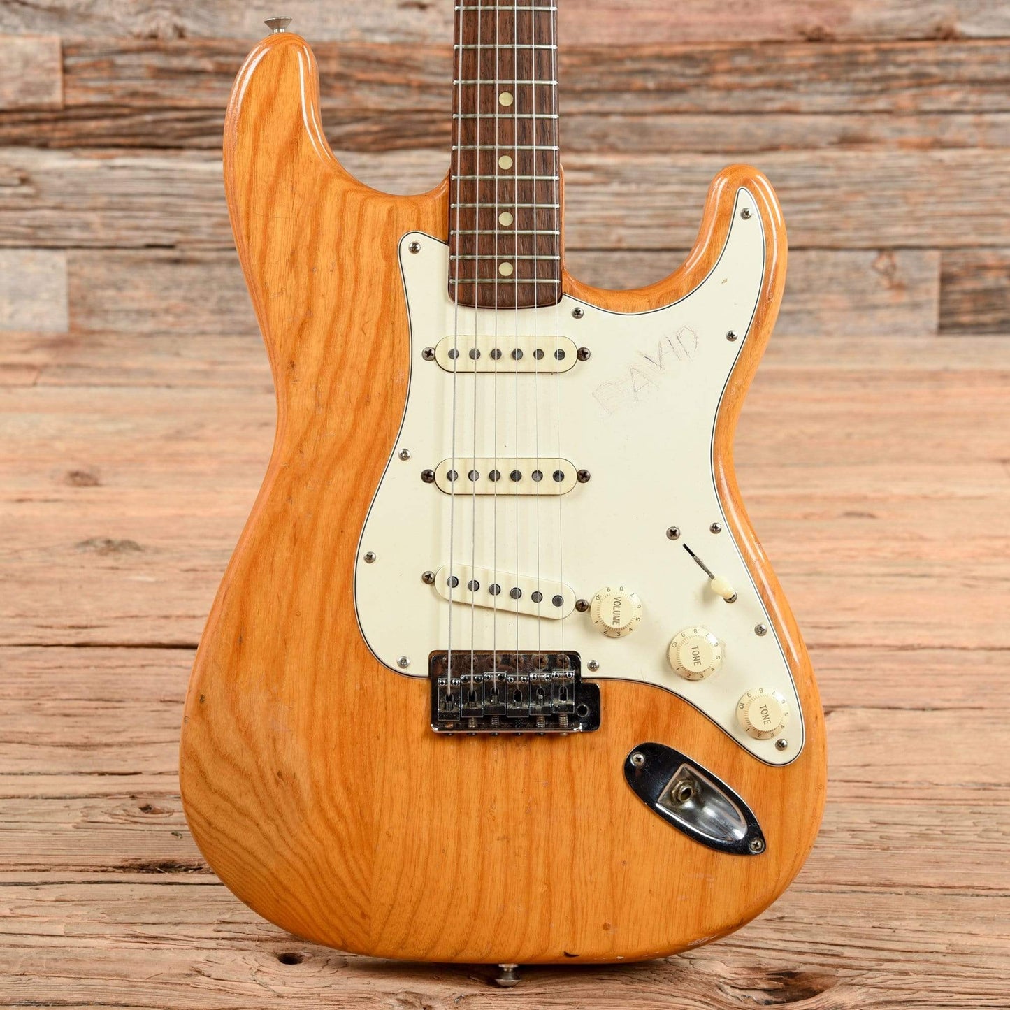 Fender Stratocaster Natural 1974 Electric Guitars / Solid Body