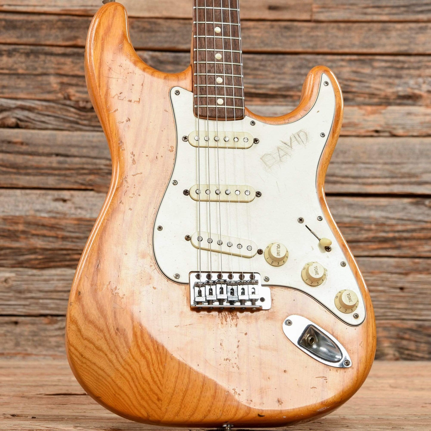 Fender Stratocaster Natural 1974 Electric Guitars / Solid Body