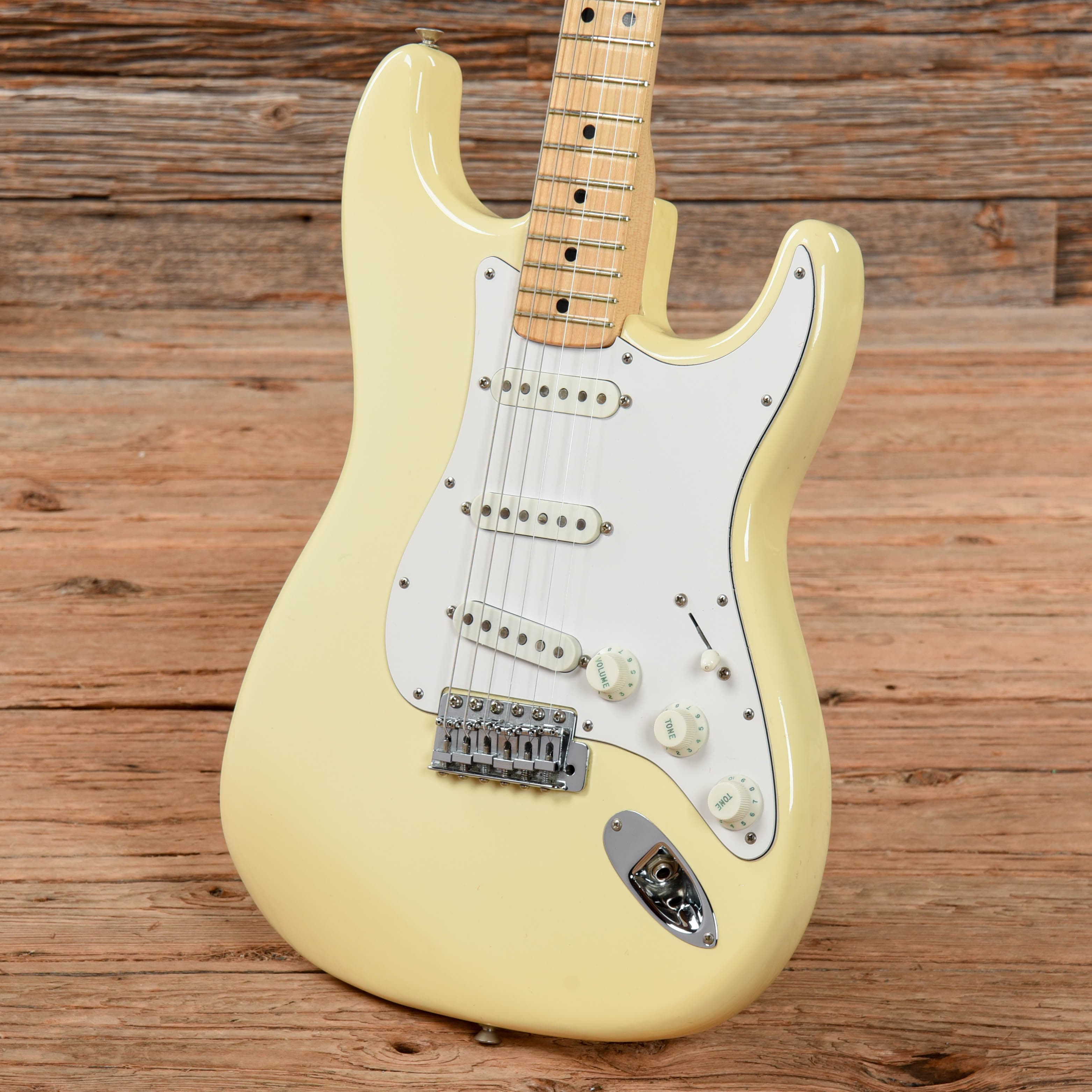 Fender Stratocaster Olympic White 1975 Electric Guitars / Solid Body