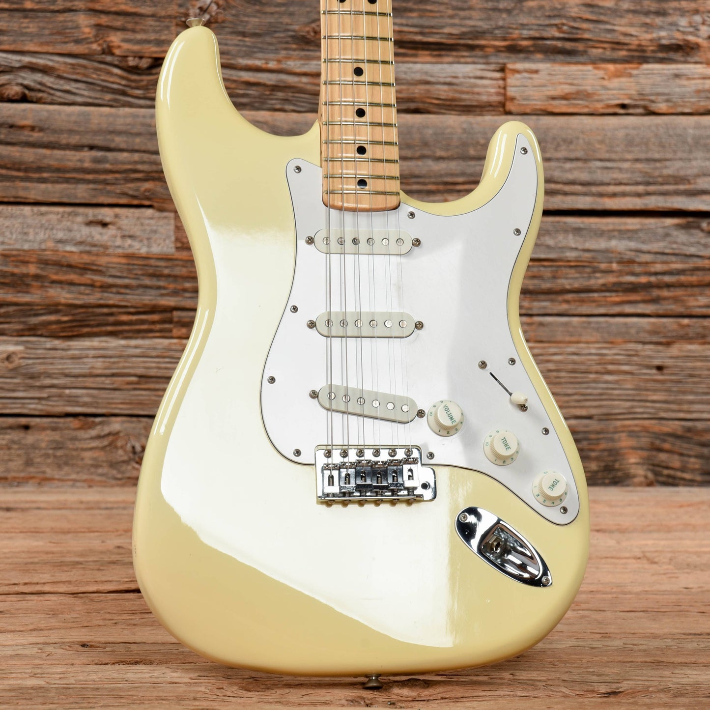 Fender Stratocaster Olympic White 1975 Electric Guitars / Solid Body