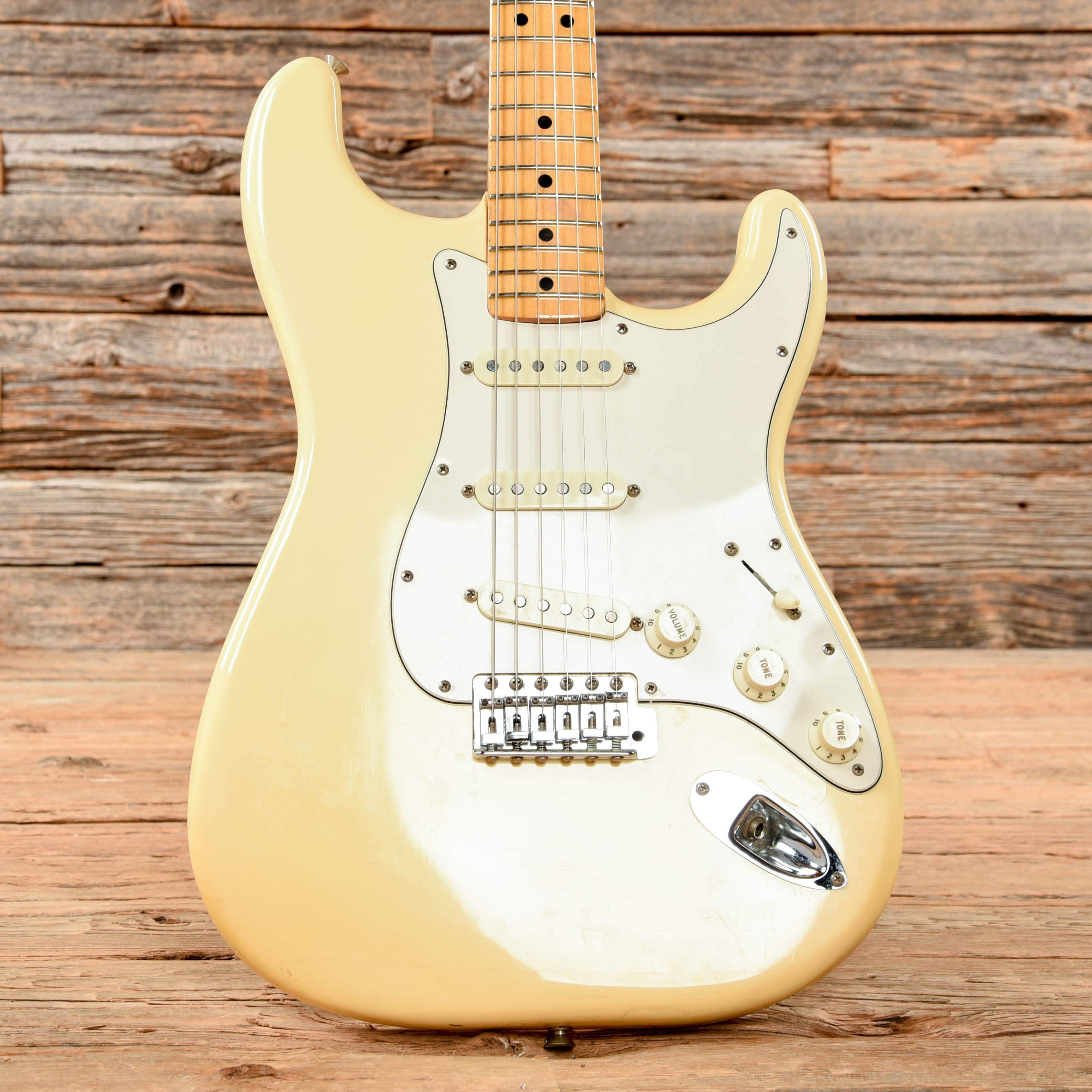 Fender Stratocaster Olympic White 1981 Electric Guitars / Solid Body